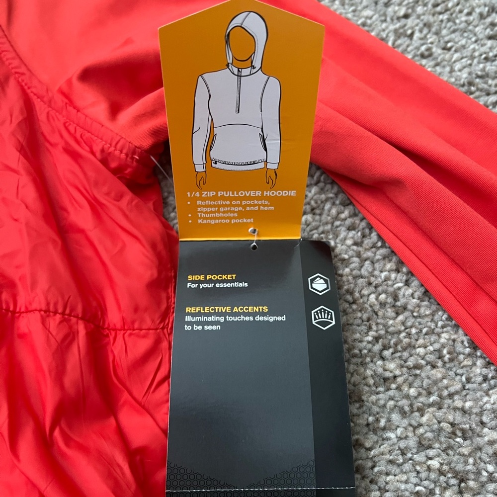 NWT Avia 1/4 zip pullover hoody